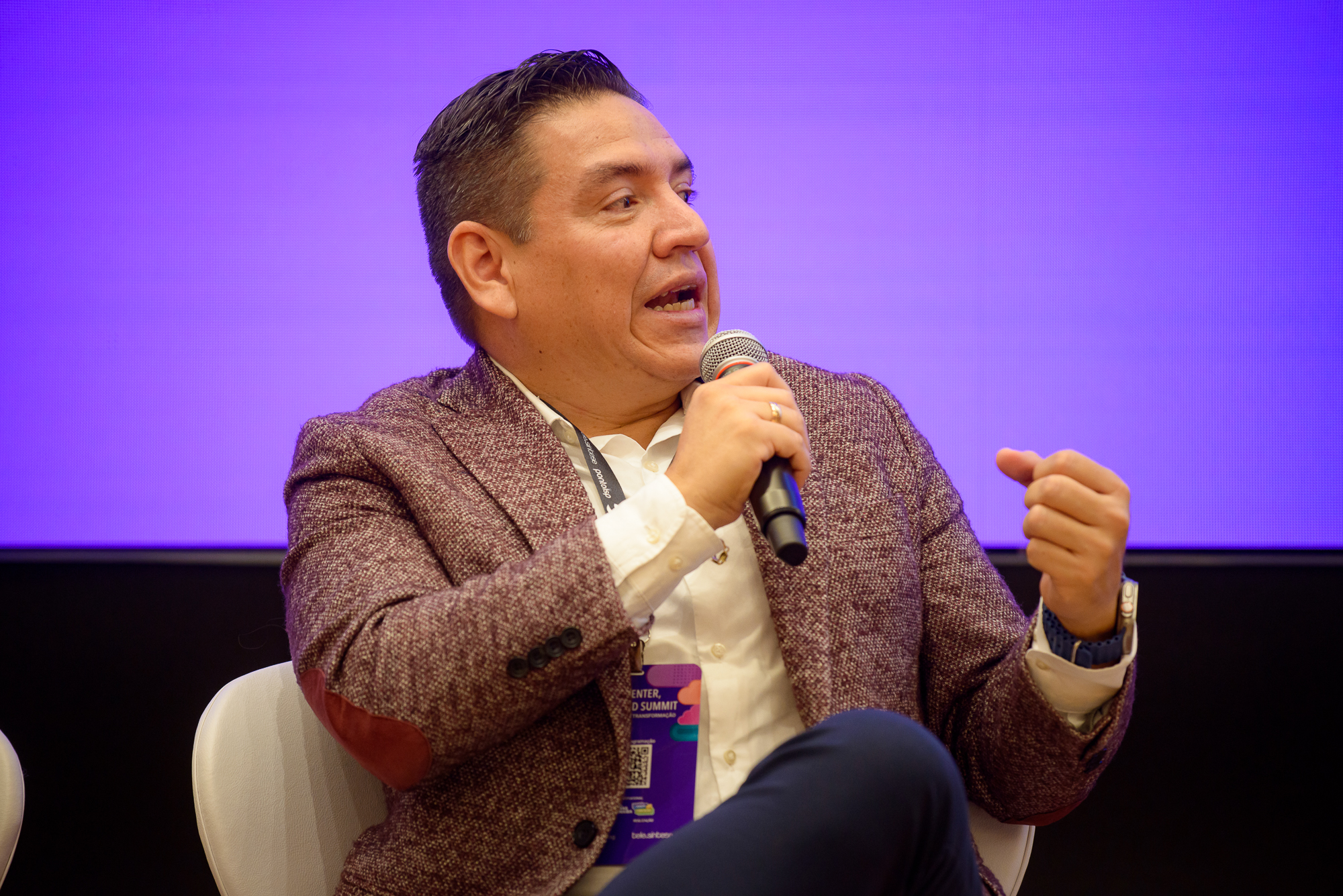 Edwin Tello en evento